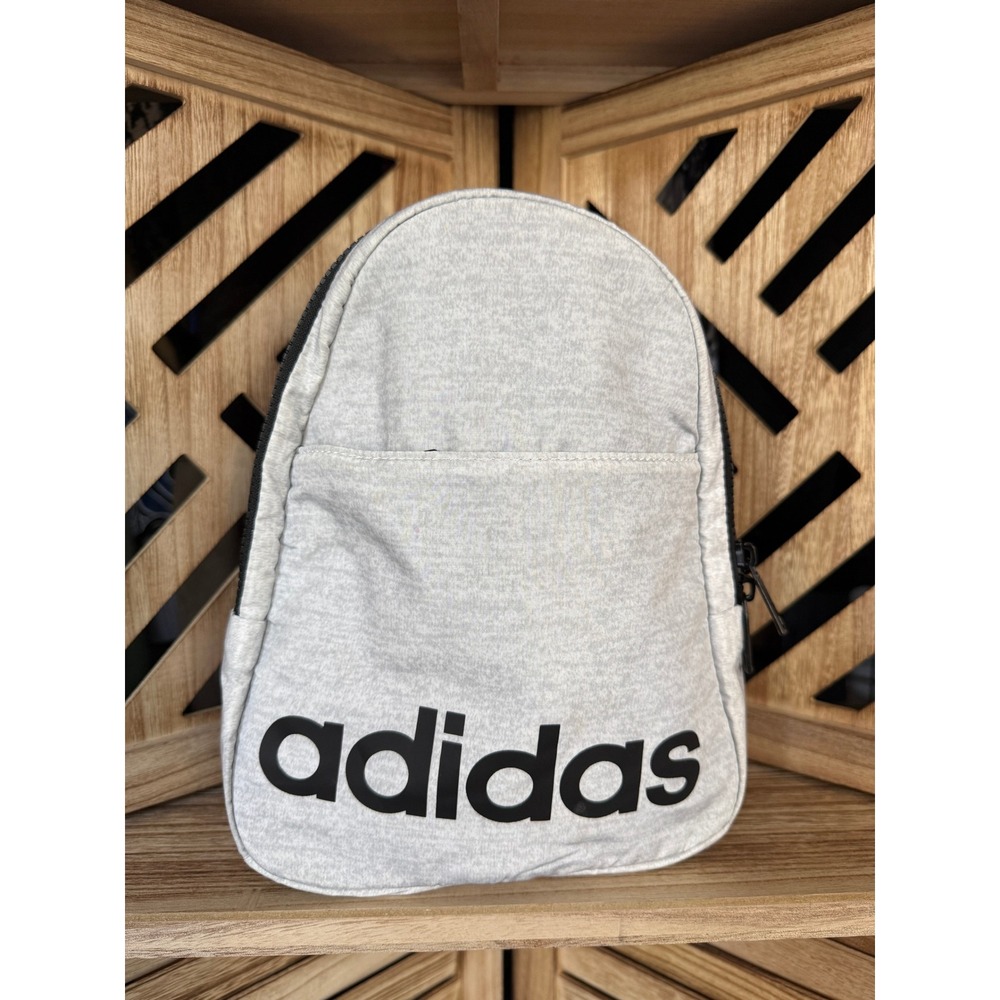 Adidas Mini Backpack Gray –‎ 11x9x4 – Adjustable Straps, Excellent Condition